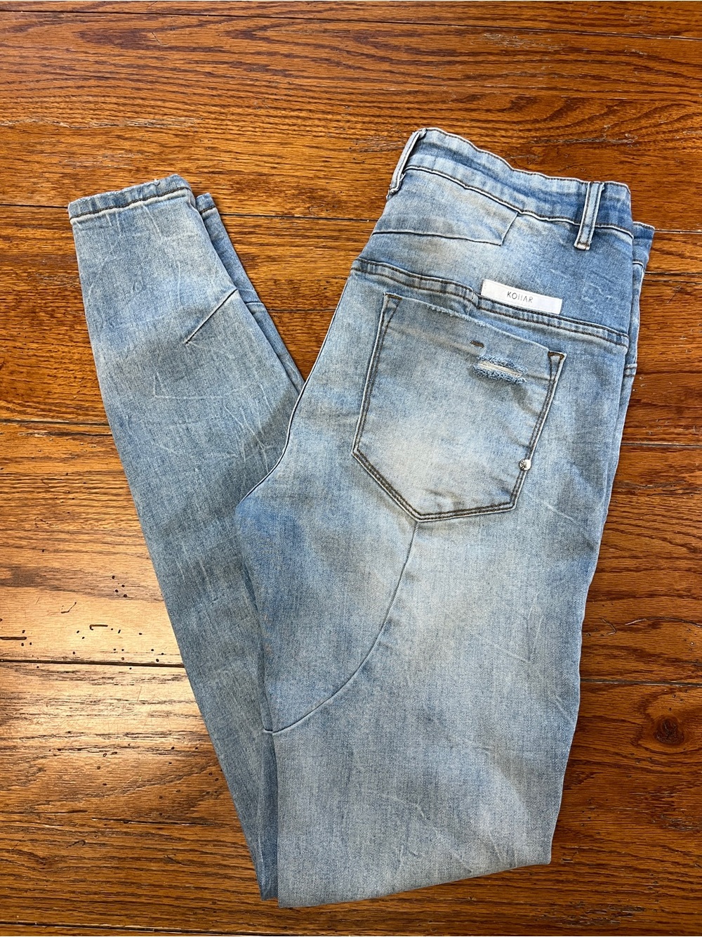 Kollar men’s snap ankle skinny jeans 34